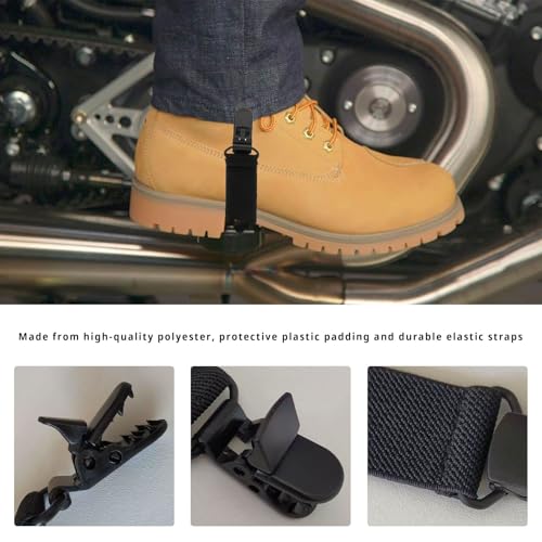 4 Pack Adjustable Elastic Stirrups for Riding Pants & Cowboy Boots