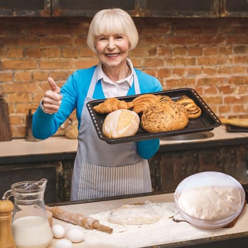MAQIHAN Reusable Bread Proofing Covers - 2 Pack Elastic Bowl Wraps