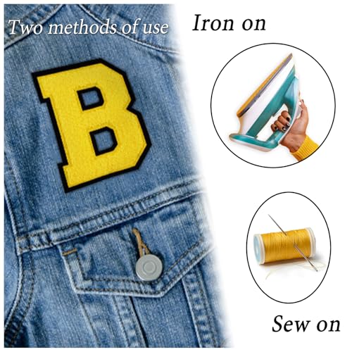 4.5" Orange Chenille Letter Patch Y - Iron-On Varsity Applique