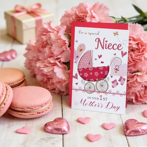 First Mother's Day Card for Niece | Heartfelt Gift from Aunt & Uncle