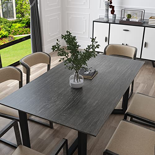 CRE8TIVE Dark Grey Wood Contact Paper, 12" x 80" Waterproof Vinyl Wallpaper