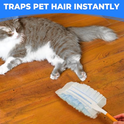 10 Pack Microfiber Duster Refills for Swiffer - Multi-Surface Cleaning