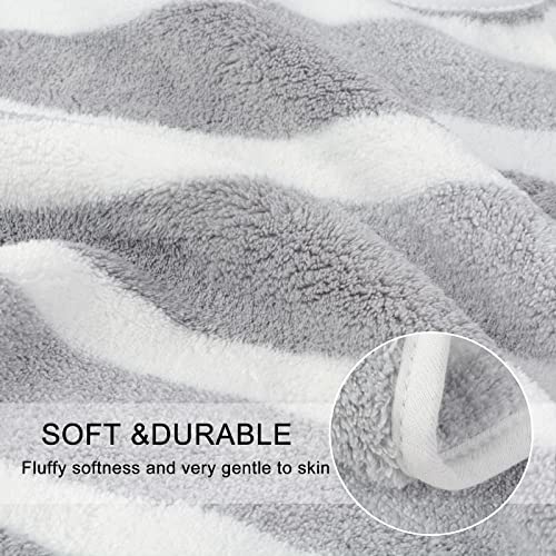 KinHwa Microfiber Hand Towels - 2 Pack, Soft & Absorbent