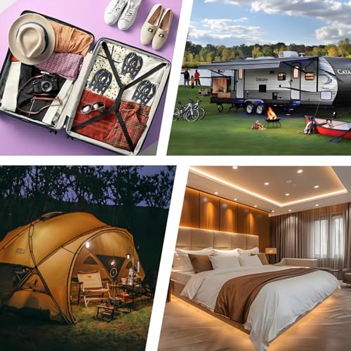 Indistar 10PCS Travel Foldable Hangers for Cruise & Packing – Portable Space-Saving Clothes Drying Rack