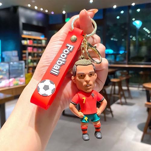 Messi Number 7 Keychain Pendant - Unique Football Fan Gift