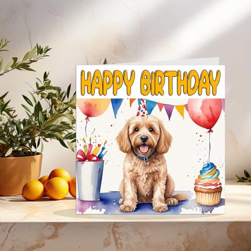 Cockapoo Birthday Card - Premium Eco-Friendly Greeting Card
