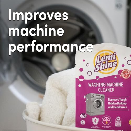 Lemi Shine Natural Washing Machine Cleaner & Deodorizer 1.8 Oz Pack of 1