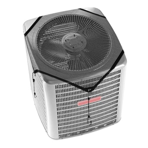 TANG 32" x 32" Breathable Air Conditioner Cover with Bungee Cords