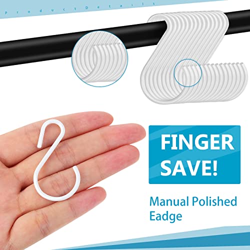 Sratte 60 Pcs Heavy Duty S Hooks for Kitchen Organization