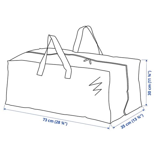 Ikea Frakta Storage Bag - Blue (2 PACK)
