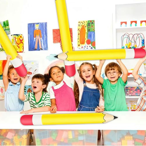Giant Inflatable Yellow Pencil Balloon - 42.5 Inch Party Decoration