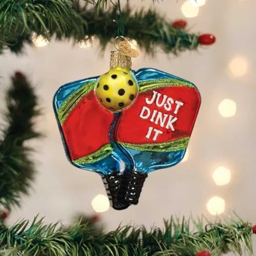 Pickleball Paddles Christmas Tree Ornament - Holiday Decor for Game Lovers