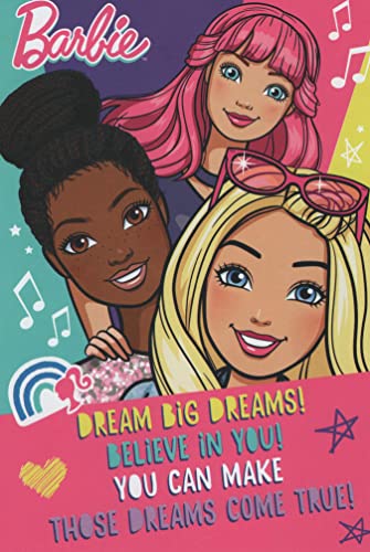 Hallmark Birthday Card - Dream Big Dreams! Barbie, Daisy & Nikki