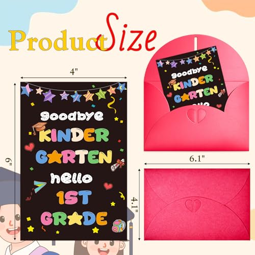 Kindergarten Graduation Card - Goodbye Kindergarten, Hello 1st Grade