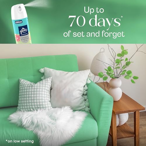 Glade Soft Mist Air Freshener Spray - Lush Greens & Water Lotus, 6 Pack