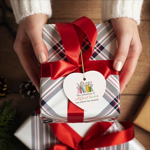 Teacher Appreciation Heart Ornament - Perfect Thank You Gift