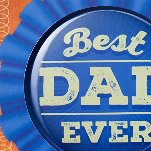 Hallmark Father's Day Card with Removable Badge - Best Dad Ever