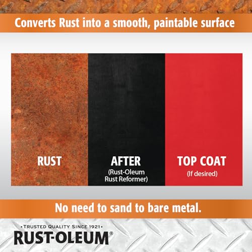 Rust-Oleum Stops Rust Reformer Spray, 10.25 oz, Black, 6 Pack