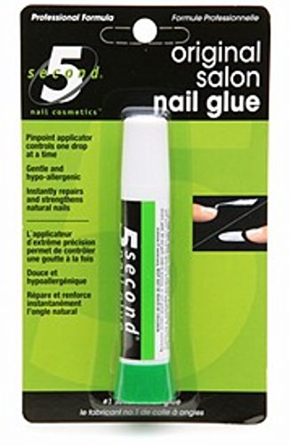 IBD 5 Second Salon Nail Glue - Strong Clear Adhesive 0.07 oz
