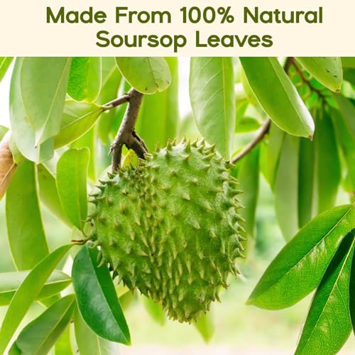 Soursop Leaves Tea Bags 30 Count - Pure Natural Guanabana Herbal Tea