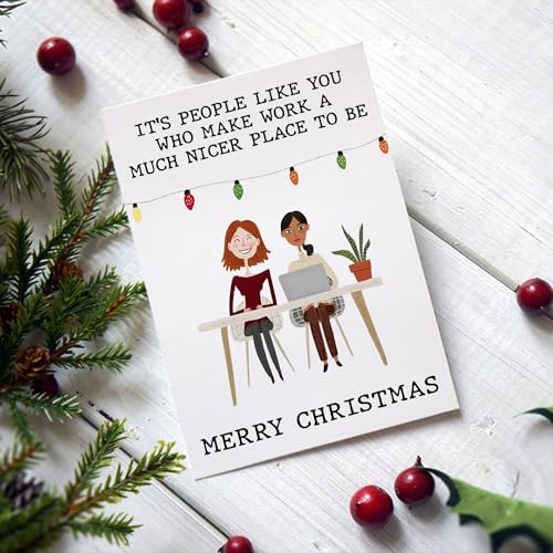 Christmas Greeting Cards for Coworkers - Holiday Office Gift Ideas