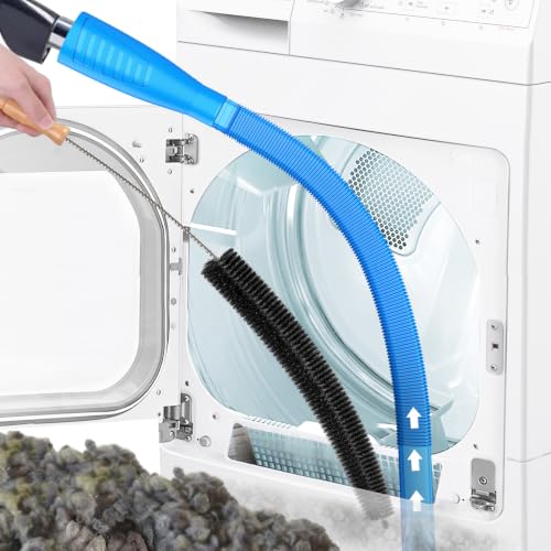 Sealegend Dryer Vent Cleaner Kit with Vacuum Hose Attachment & Brush - Blue