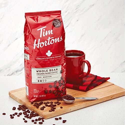 Tim Hortons Whole Bean Coffee - Original Medium Roast, 32oz