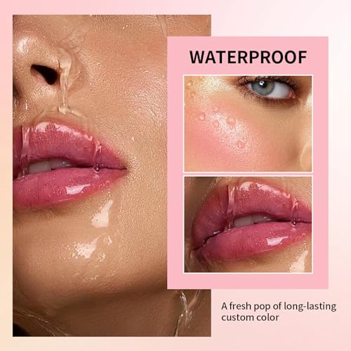 BERALLOYE 2PCS pH Color Changing Lip Balm & Cheek Tint Set