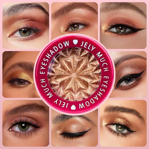 VELORI Cream Eyeshadow Waterproof Long-Lasting Shimmer Putty