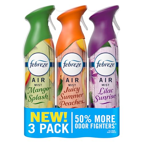 Febreze Air Mist Room Spray Variety Pack - Spring Mix (3 Pack)