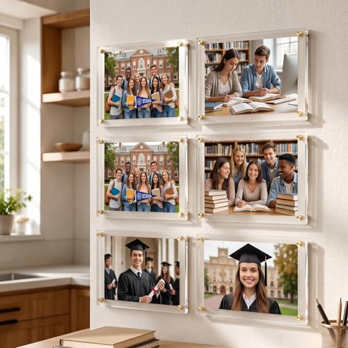 Kalami 5x7 Acrylic Wall Mount Picture Frame - Self Adhesive