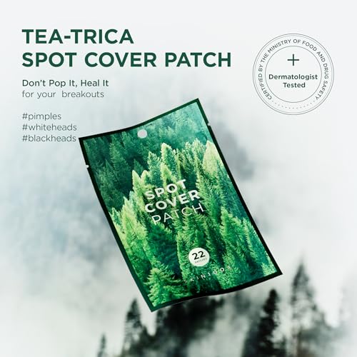 SKIN1004 Tea-Trica Spot Cover Patch 22 Count - Hydrocolloid Pimple Patches