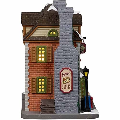Lemax Village Collection Bakery Scene with Bread & Pastries - Seasonal Village Accessory