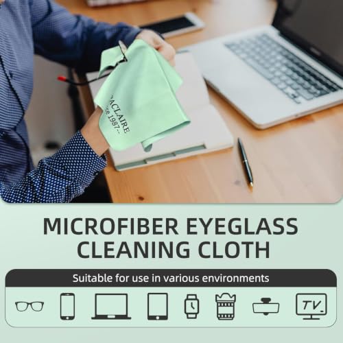UpaClaire Extra Large Suede Eyeglass Cleaning Cloth - 8" x 10"