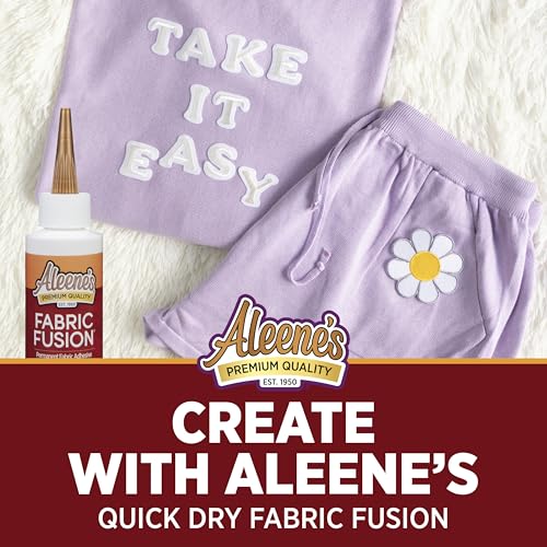 Aleene's Fusion Fabric Adhesive 2 oz Needlenose 3-Pack - Washable Glue for Cotton, Denim, and Leather