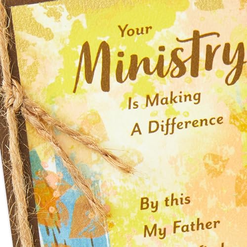 Hallmark Thank You Card for Minister - Encouragement & Appreciation