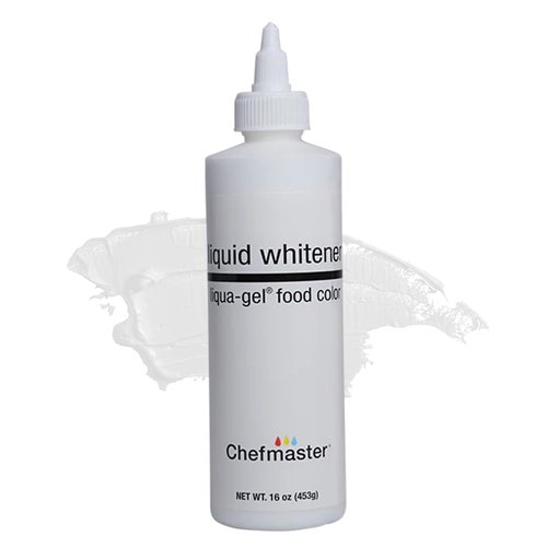 Liqua-Gel Food Coloring by Liquid Whitener - Professional-Grade Dye for Brighter Whites & Pastels | 16 oz