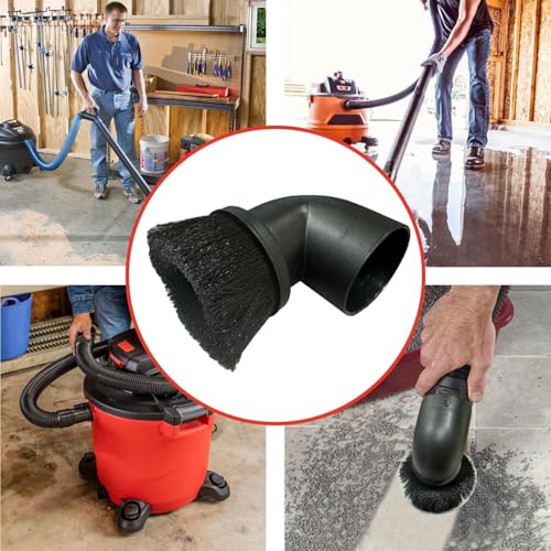VACEXT 2.5 Inch Round Dusting Brush Attachment for Wet Dry Shop Vacuums