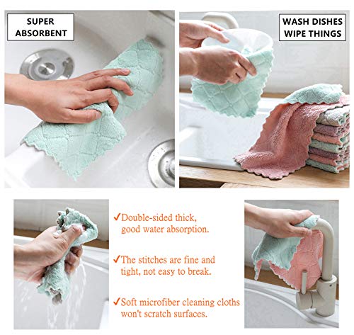 Hypermotion Microfiber Cleaning Cloths - Lint Free, Absorbent, 12 Pack