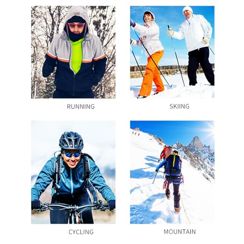 4 Pieces Camo Balaclava Sun Protection Hood Face Cover Ski Mask Full Head Mask for Men and Women for Hunting Fishing