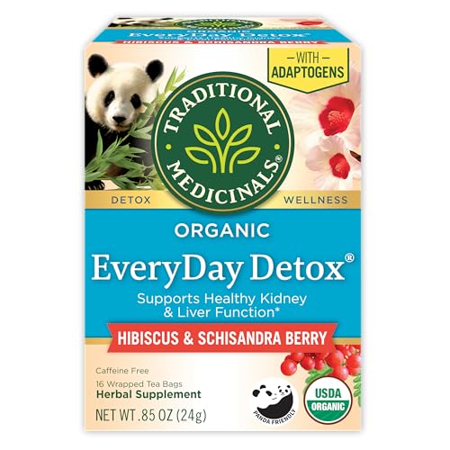 Organic EveryDay Detox Tea with Schisandra Berry - 16 Bags