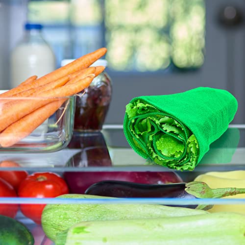 Eurow Microfiber Lettuce Wrap Towels - Ultra Absorbent Kitchen Cloths, 2-Pack