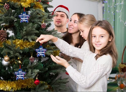 First Christmas As An American Citizen Ornament 2024 US Citizenship Gift