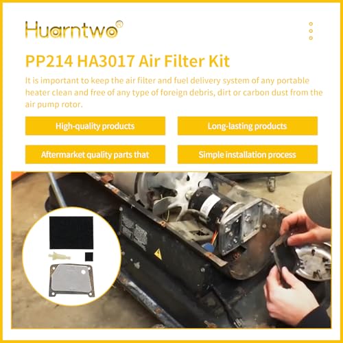 PP214 Air Filter Kit for Desa, Reddy, Master, Remington Oil Heaters