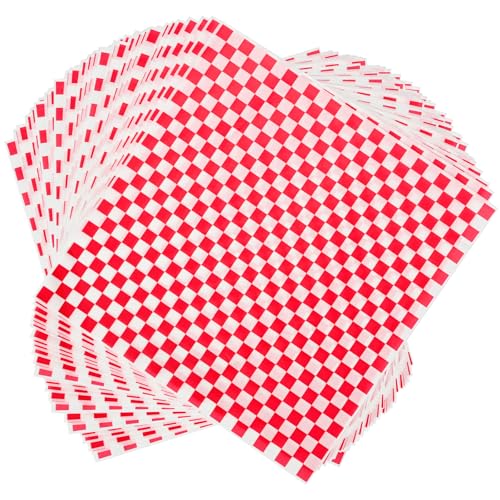 120pcs Grease-Proof Wax Paper Sheets for Sandwiches - 12x12"