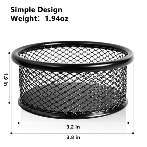 DANRONG Large Capacity Paper Clip Holder for Desk Organization