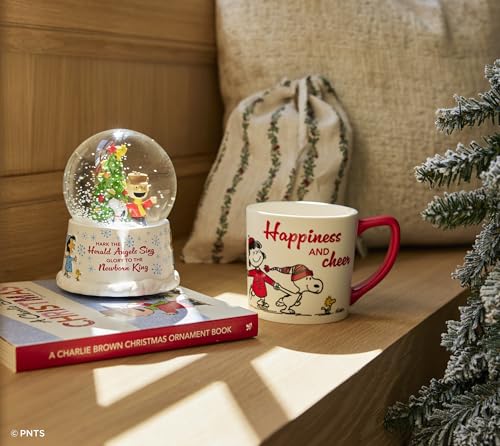 Peanuts Happiness and Cheer 14oz Ceramic Mug - Christmas Gift