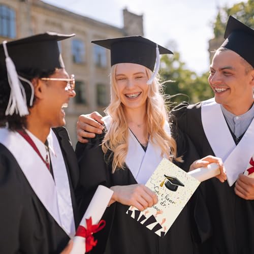 Humorous PhD Graduation Card for Doctoral Students - 8x5.3 Inch