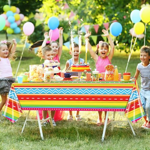 Hxezoc Cinco De Mayo Tablecloth 54 x 108 Inch Disposable Plastic