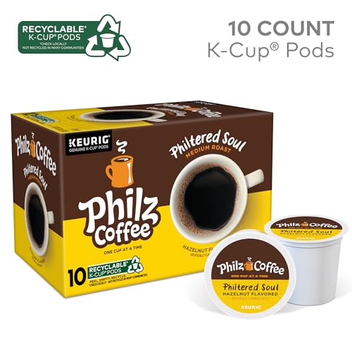 Philz Coffee Philtered Soul K-Cup Pods, Medium Roast Hazelnut, 10 Count